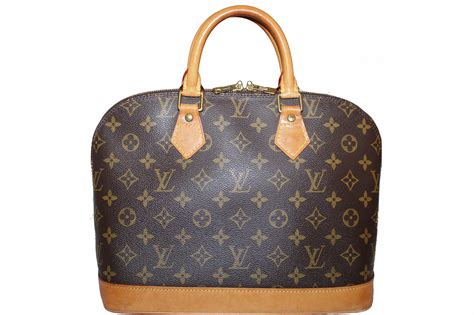 authentic Louis Vuitton alma handbag